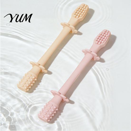Safe Infant Chewing Toy Baby Silicone Teething Toy, Food-Grade Bite Soother for Gum Easy to Clean Relief Relief, Anti-Finger Biting Chew Stick,