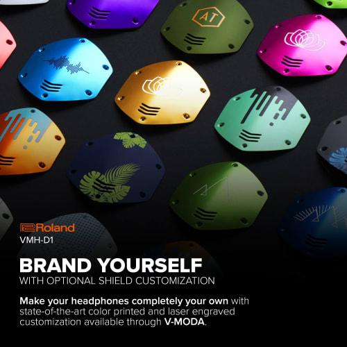 Roland VMH-D1 V-Drums Headphones, Black