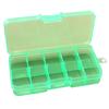 10-Slot Jewelry Rings Ear Stud Holder Beads Storage Box Case Container Organizer
