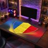 Romania Football Crest Mouse Pad, Extended Non Slip Rubber Desk Mat for Gaming Office Laptop Fan Gift