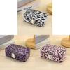 Leopard Print Jewelry Box With Pu Leather And Velvet For Travel And Gift Giving