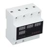 Automatic Transfer Switch ATS 63A 3PH LED Display Adjustable Voltage Protector for Generator