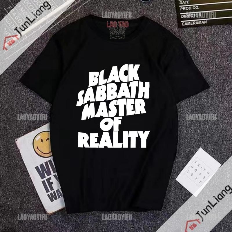 Black Sabbath T-shirts for Unisex Heavy Metal Rock Unisex Streetwear Unisex's T-shirt Harajuku Unisex's Clothing Tops Goth Clothes