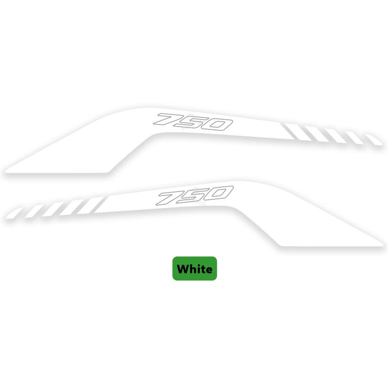 POSFIRA Motorcycle Passenger Handle Sticker Vinyl Decals for Honda Integra 750 2012- 2013 2014 2015 2016 2017 Accessories Integra 750-White