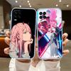 UP50 Zero Two Transparent Phone Case for Motorola Moto G7 G8 G9 G84 G85 G73 G24 G15 Z2 Play Power Plus