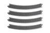 KATO N gauge curved track R381-30° 4 pieces 20-140 railroad model supplies