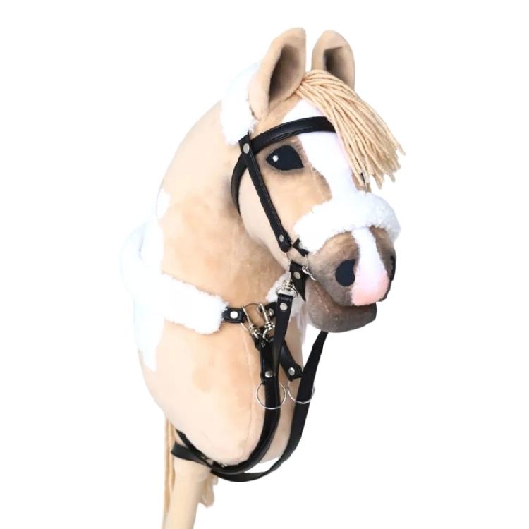 

Realistic Animal Head Props for Costumes Horse Design on Wooden Stick Hobby Horse Racing Toy Perfect for Party Themes