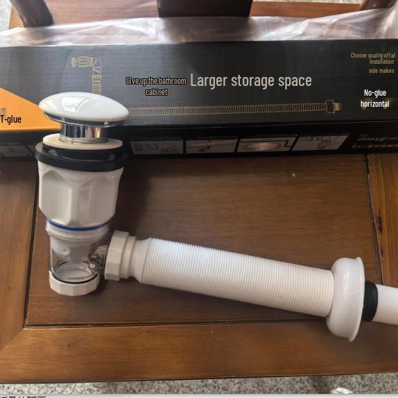 Telescopic Stainless Steel Kitchen Drain Pipe Deodorant Sleeve
