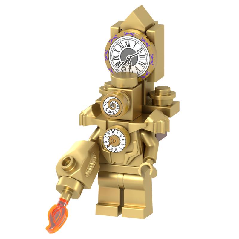 

Набор строительных блоков Skibidi Toilet Titan Clockman Модель из АБС-пластика Подарок для детей