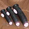 New Model Black Silicone Alien Dildo Realistic Anal Butt Plug with Strong Suction Cup Clitoris Stimulator for Adult G-spot Exploration Male/Female Toy