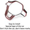 Car Accessories Fit for Honda CR-V CRV 2023 2024 Interior Button Cover Trim Strips (Carbon Fiber Style) ABS 1 PC