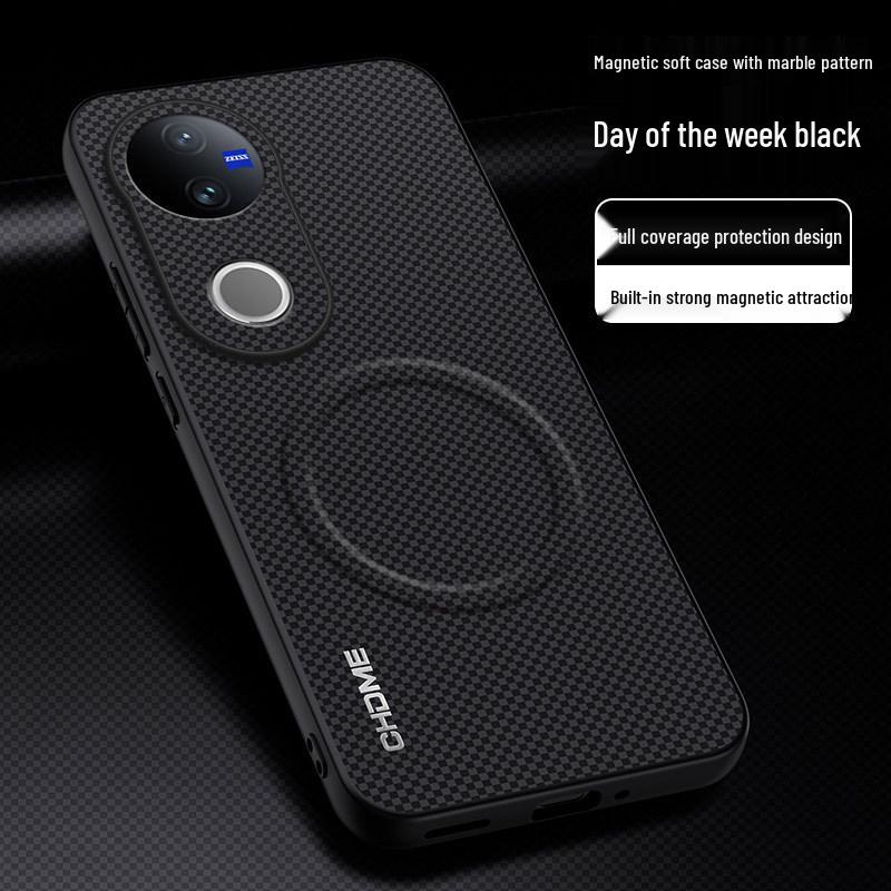 

Vivo V50 Lite Anti-Drop Protective Case with Magnetic Buckle and Mark Texture vivo V50 Lite