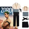 Anime Movie Zoro Cosplay Costume Live Action Cosplay Top Pants Full Set Halloween Carnival Party Costume for Men