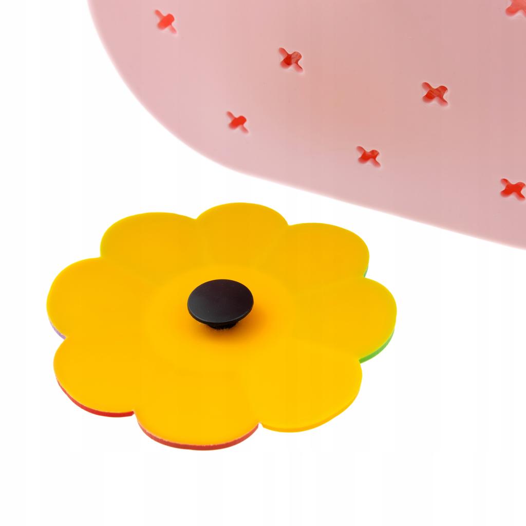 Silicone Bag For A Girl With A Detachable Flower, Pastel