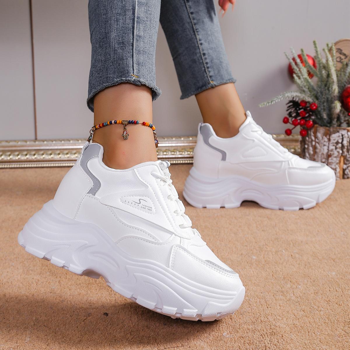 

Модные Шикарные Белые Массивные Кроссовки Папы | Бренд FASHIC, Трендовые и Удобные, Идеально Подходят для Повседневных и Ежедневных Образов 35 белый