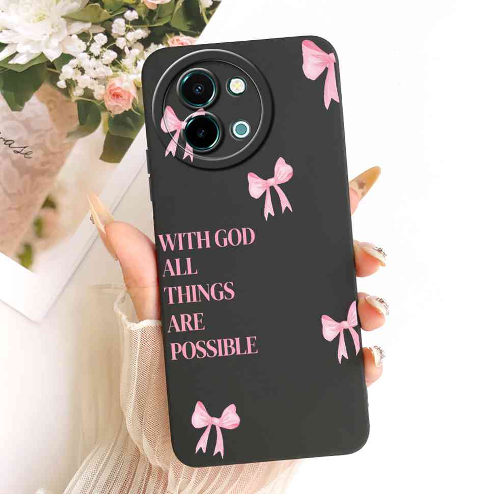 For Vivo Y38 5G Case Cartoon Cat Sunflower Silicone Back Cover For Vivo Y38 Y 38 5G Shockproof Phone Cases Bumper