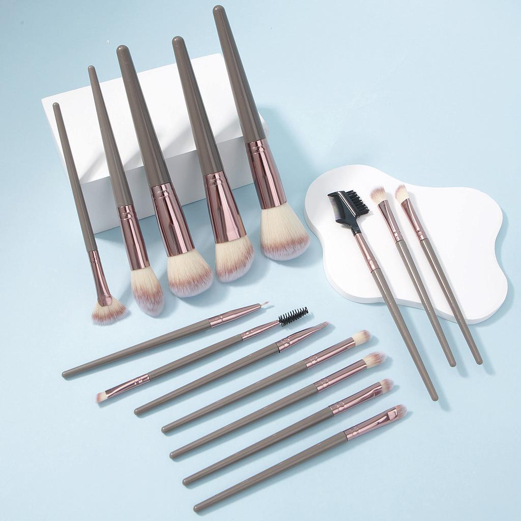 Makeup Brush Set Champagne Beauty Sponge Powder Puff Cleaning Bowl Beauty Makeup Supplies