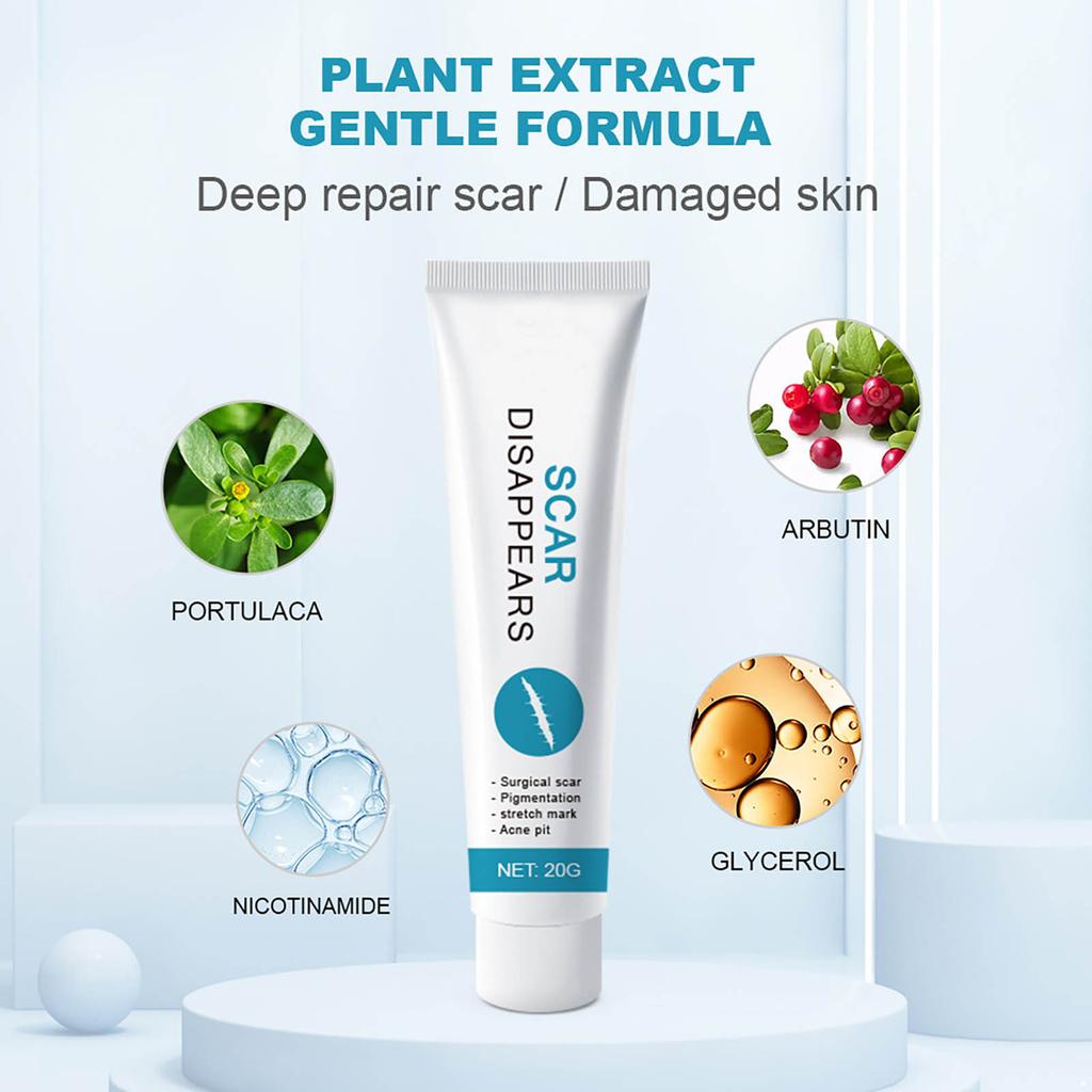 20g Smooth Texture Scar Cream Long Lasting Cooling Soothing Gel for Adults and Kids Non Greasy Daily Use Skin Comfort Ointment