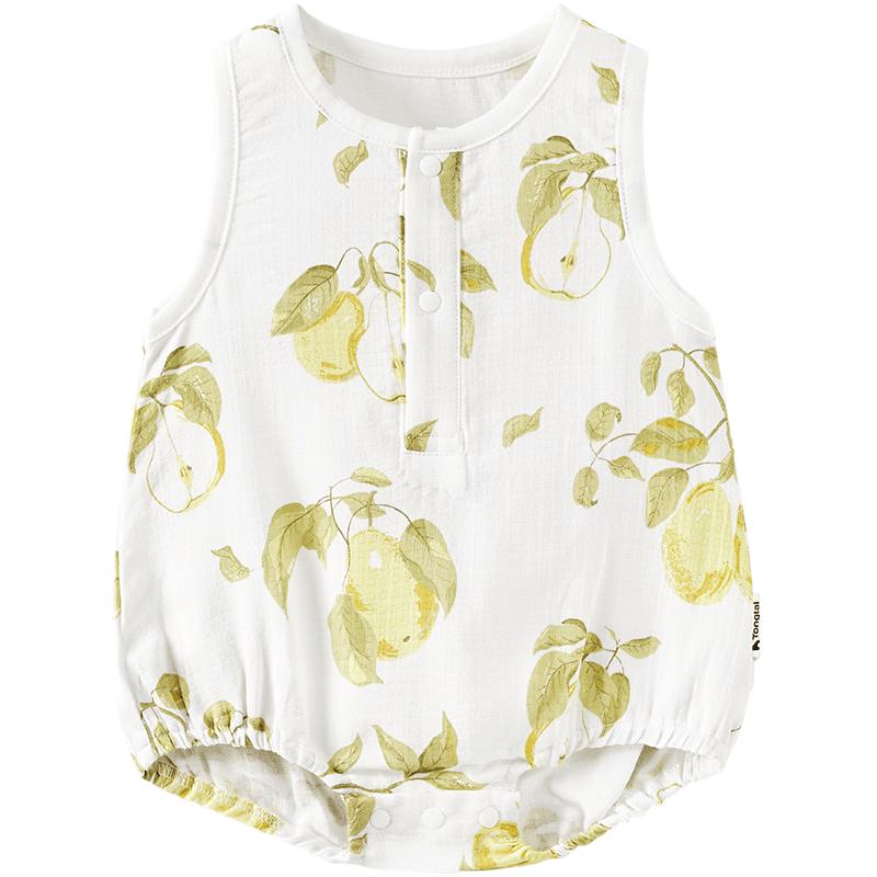 TONGTAI Baby Sleeveless Summer Bodysuit