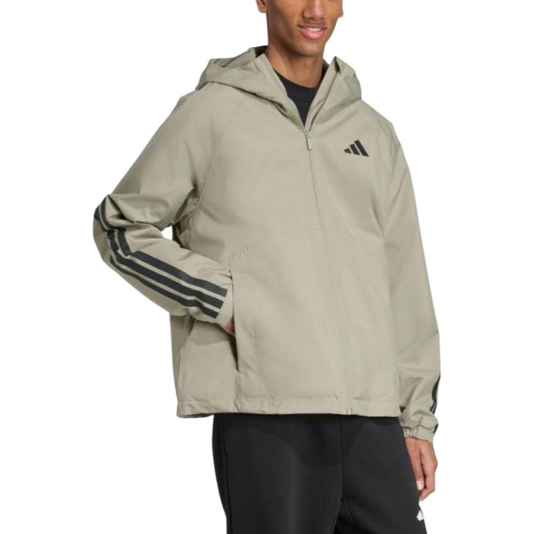 Adidas Jackets Men's Khaki Hooded Moderate Other JM1058-