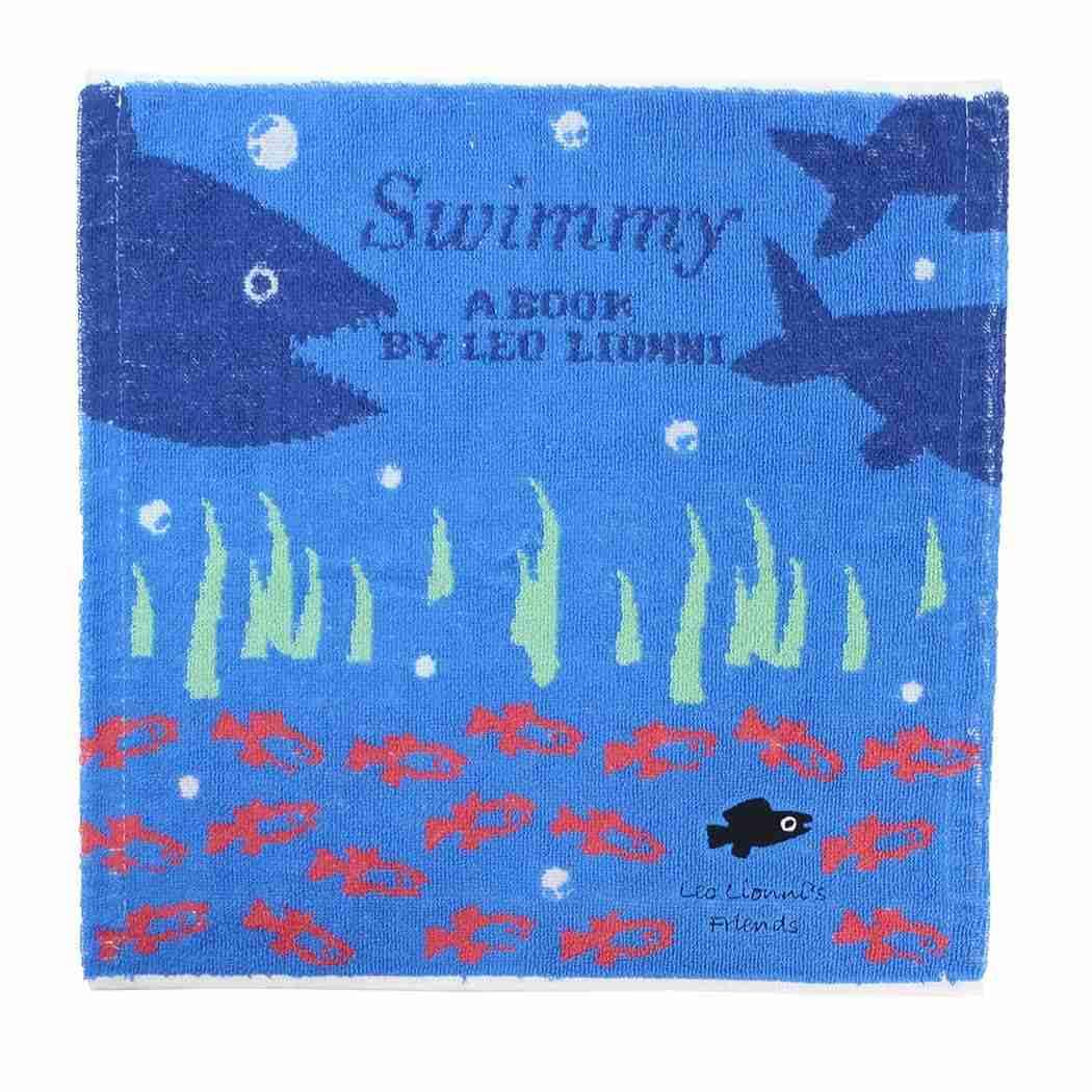 Hayashi Hand 34 x 35 Swimmy WN479600 Towel, approx. cm, Laidback,