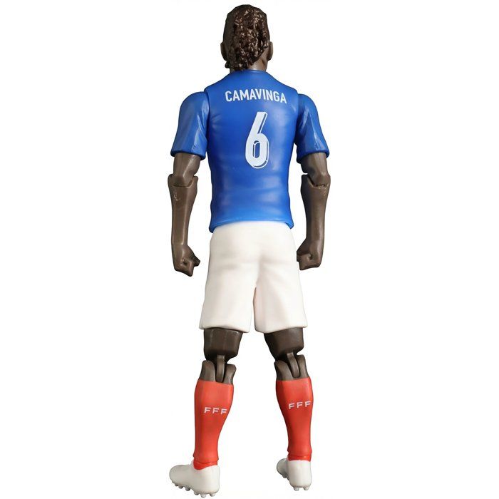 Figurine articulée - Équipe de France - MEGABLEU - Camavinga numéro 6 - 20 cm
