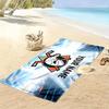 Custom Name,Anaheim Ducks Print Beach Towel, Large Soft Quick Dry Towel for Beach Camping Swimming
