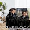 Sherlock Theme Printed Blanket - Perfect for Couch, Bed, Travel & Outdoor Use | Machine Washable, Cozy & Durable.