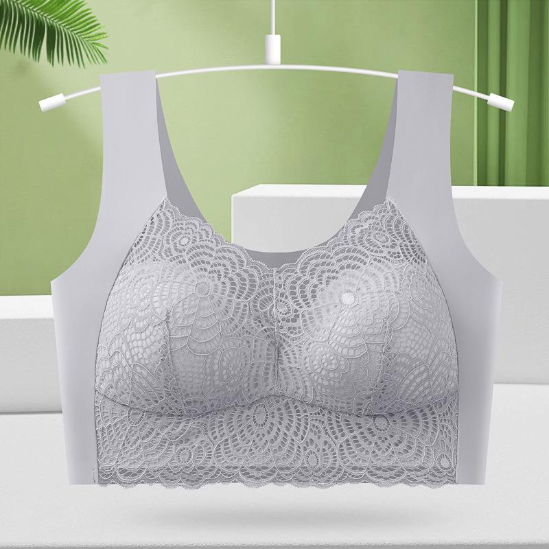 SHEIN Plus Size Lace Nursing & Yoga Bra: Sexy, Seamless, Supportive with Beautiful Back Design