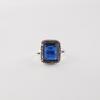 Blue Sapphire Gemstone 925 Sterling Silver Handmade Women Jewelry Designer Ring For Gift RR-71-14
