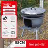 Shinja Outdoor Heavy-Duty Integrated Wood Stove