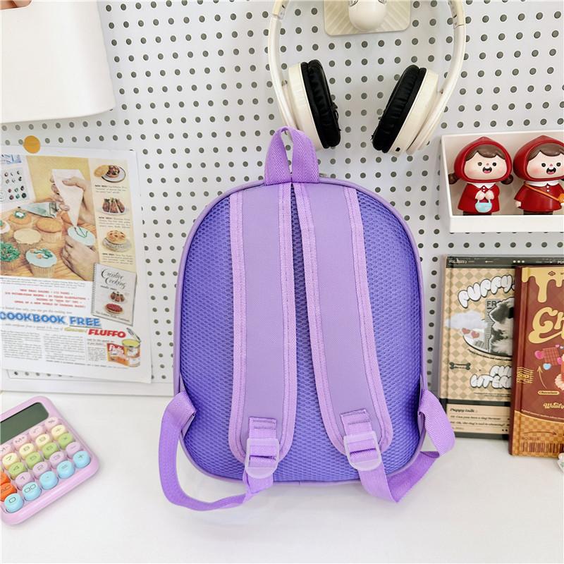 Adorable Cartoon Hard Shell Kids Backpack Kindergarten Cute Nylon Bag For Boys And Girls 2-4 Years Old
