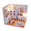 Creative DIY Wooden Model House Kit - Handcrafted Miniature Cottage, Perfect Christmas & Black Friday Gift Idea