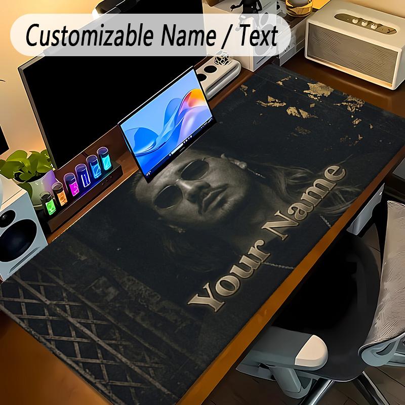 Large Mouse PadApache 207 Custom Name Text Personalized Desk Mat Non Slip Gaming Pad