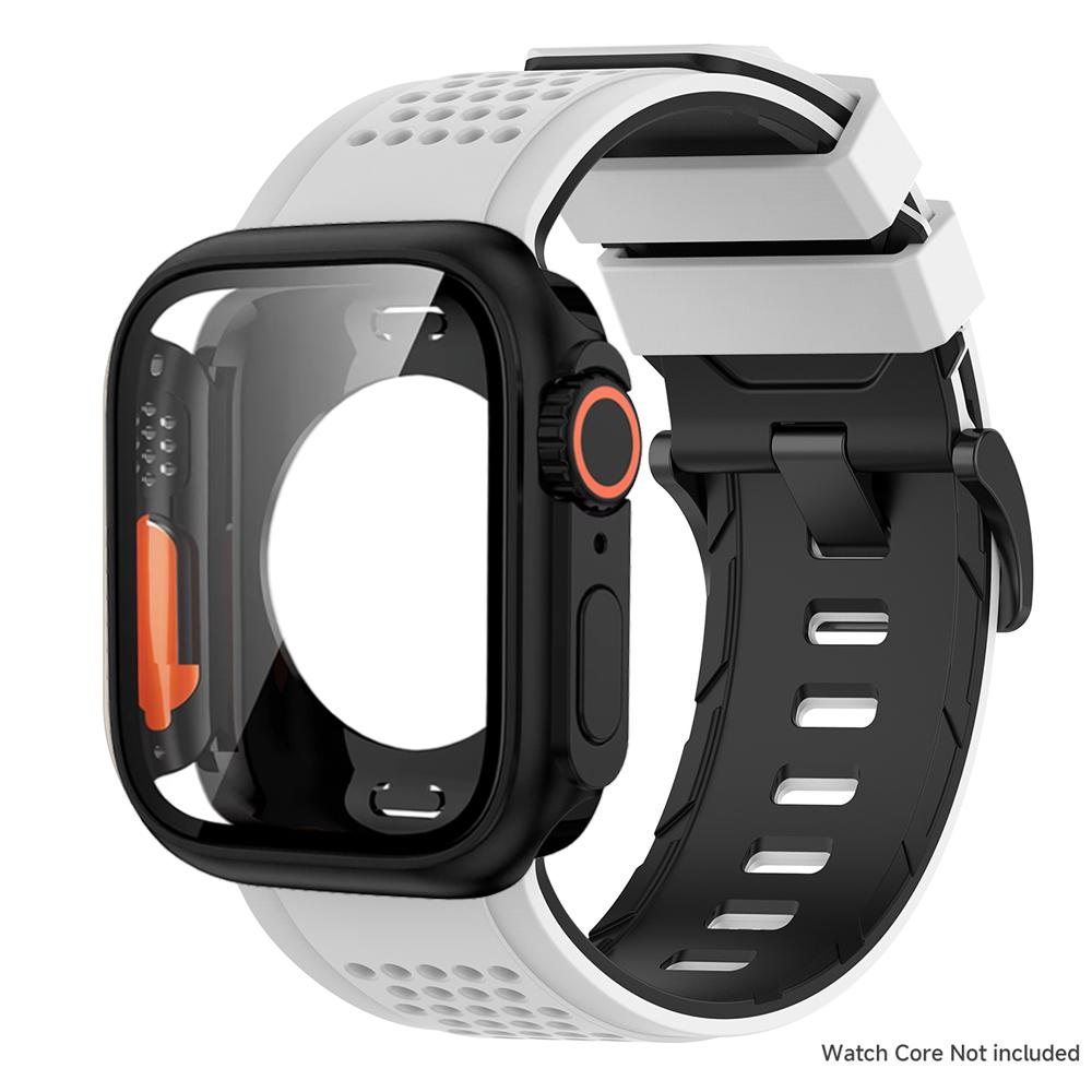 Case+Silicone Strap for Apple Watch Band Ultra 3 49mm 46 45 44 41mm Protective Case Bracelet for Iwatch 11 10 9 8 7 6 54 SE3
