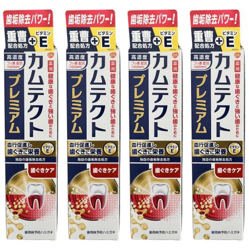[Set of 4] Camtect Premium Gum Care, 105g X 4, "Highly Concentrated Fluoride (1400ppm)