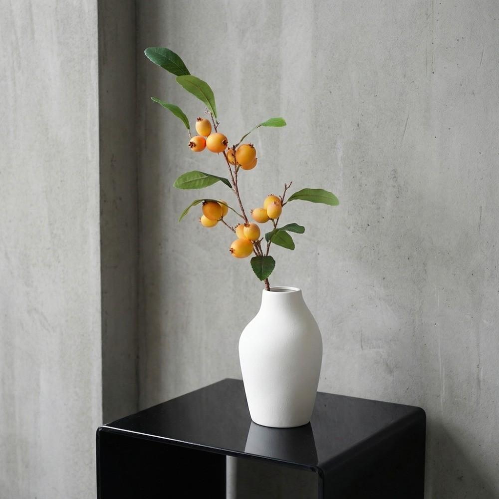 Luxury Artificial Loquat Fruit Branch Faux Loquat Fake Plants Simulation Fruit Tree  Gift