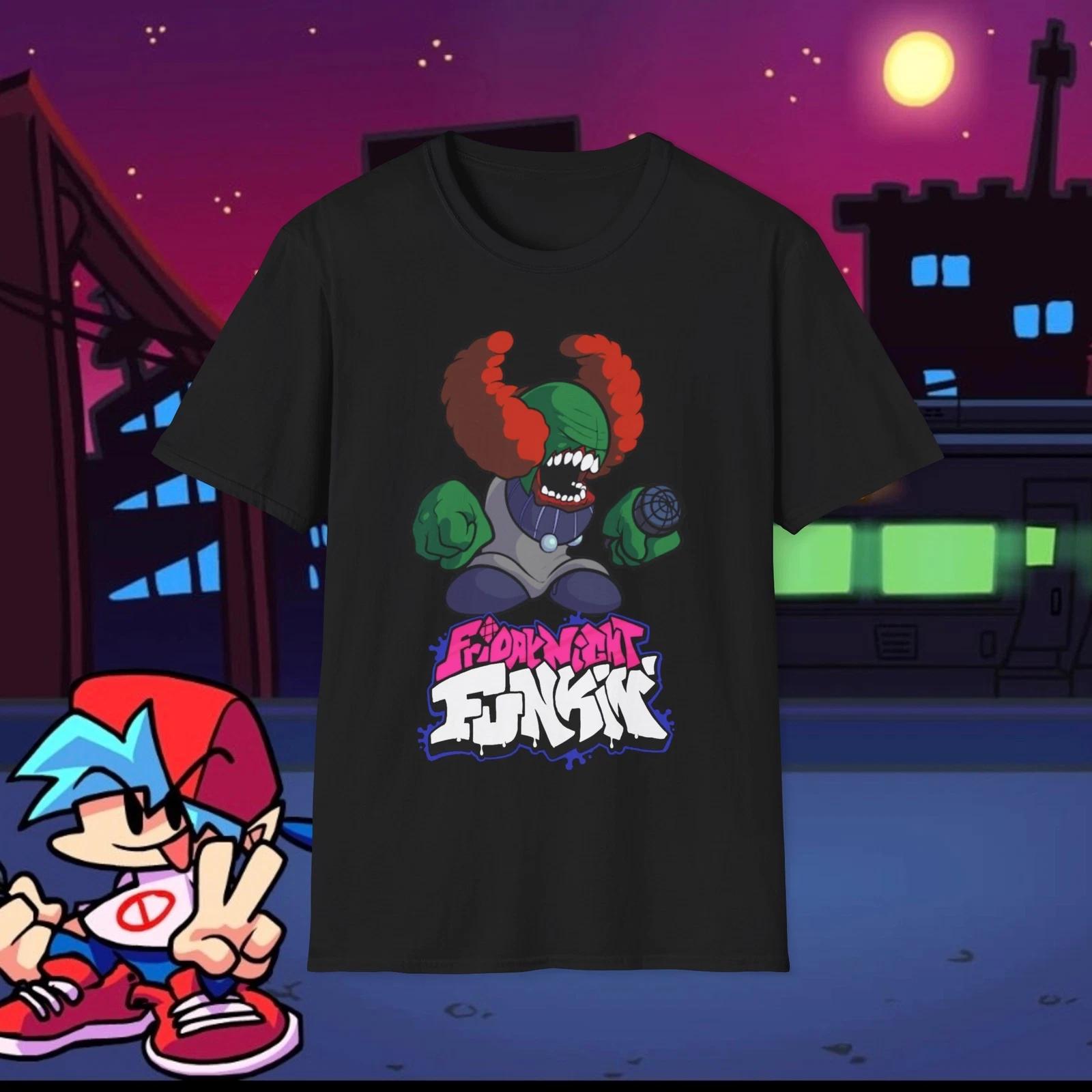 Tricky The Clown Madness Combat Friday Night Funkin Fnf Unisex Softstyle T-Shirt L