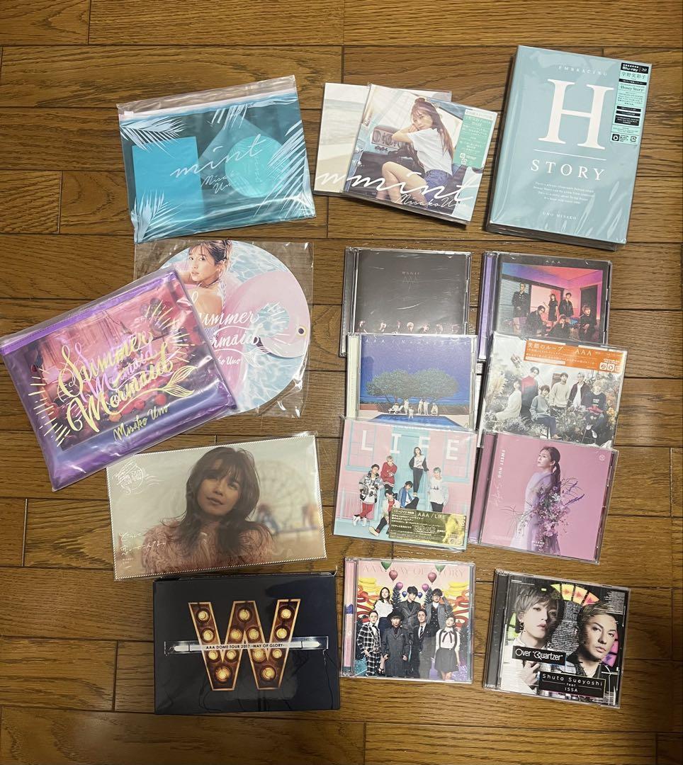 

[USED] AAA Misako Uno CD, album, Blu-ray set