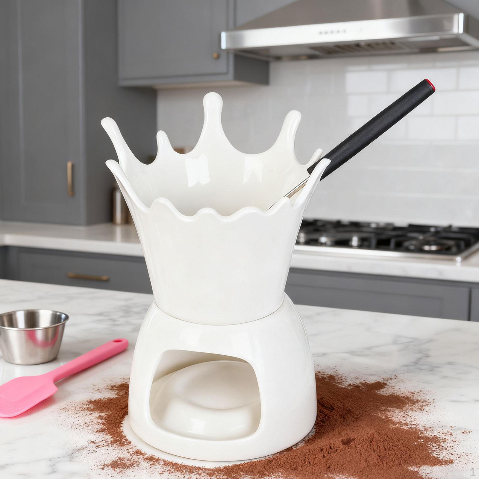 Подогреватель масла, Посуда, Плавильный котелок, Чайная свеча, Фарфоровый горшок для ужина A