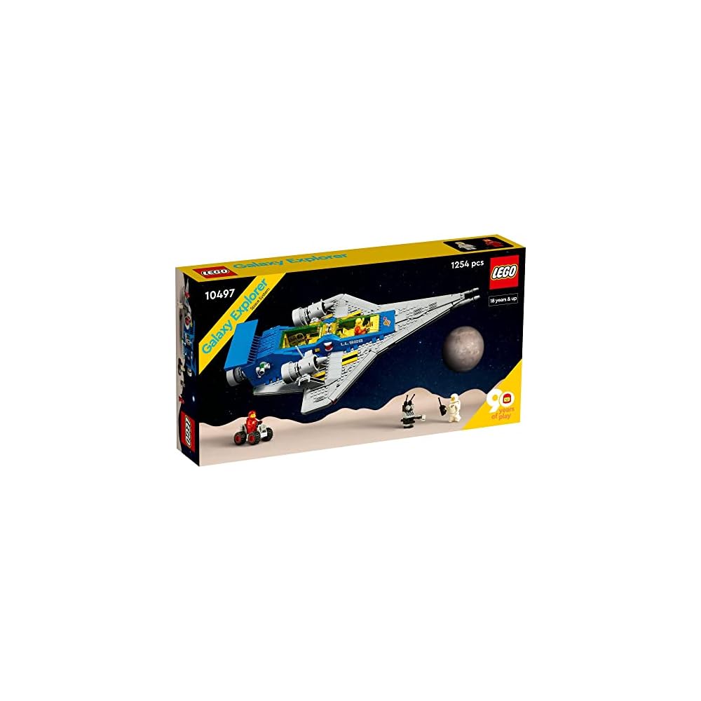 LEGO Galaxy Exploration Team 10497 Building Blocks Toy Space Airplane for Kids and Adults
