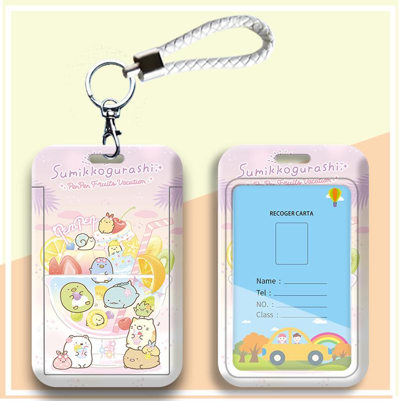 Cartoon Campus Student ID & Badge Holder Lanyard