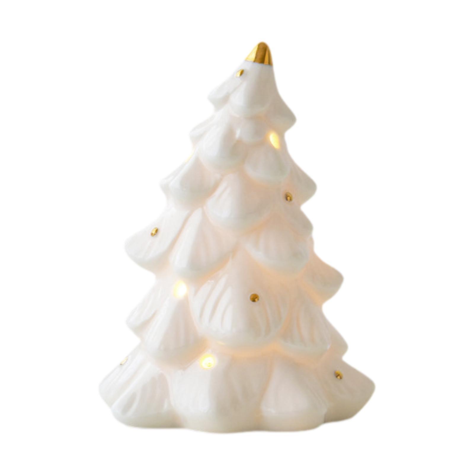 Lighted LED Christmas Decoration Desktop Ornament for Holiday Office Shelf