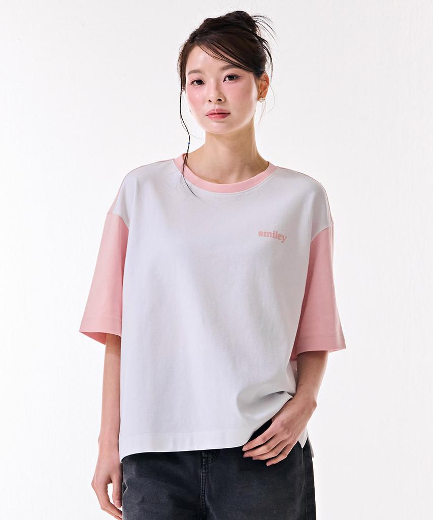 CHASECULT Women'S Color Block Short Sleeve T-Shirt-Dbrg5892D0P