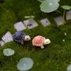 4Pcs  Cute Mini Tortoise Model Fairy Garden Miniatures DIY Doll House/ Terrarium/ Home Desktop/ Succ