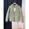 White duck down women's hooded soft, comfortable and warm, fashionable and light down jacket, winter