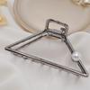 Unique Fashion Hair Accessories Ladies Geometric Metal Korean Hair Claw Clip