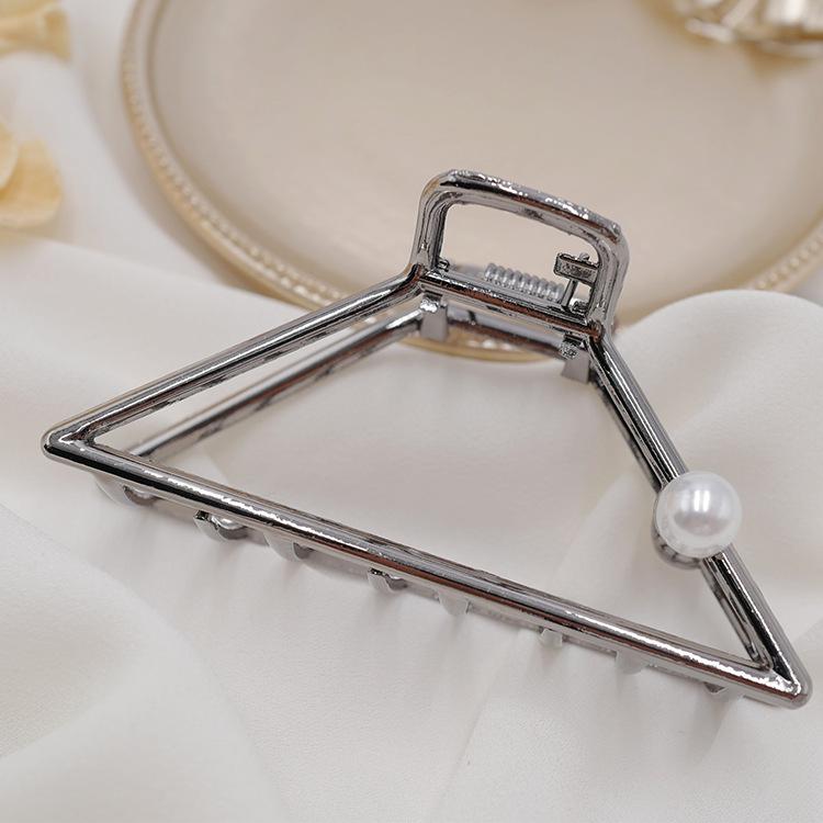 Unique Fashion Hair Accessories Ladies Geometric Metal Korean Hair Claw Clip