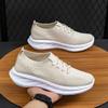 Flying weaving autumn fashion men's shoes breathable thin mesh shoes men's lightweight casual sports running shoes