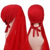 175*70cm Muslim Instant Hijab Chiffon Stretch Hijab Cover Comfortable Head Scarf  Cultural Wear